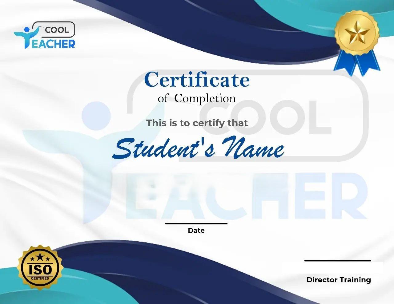 Certificate 1